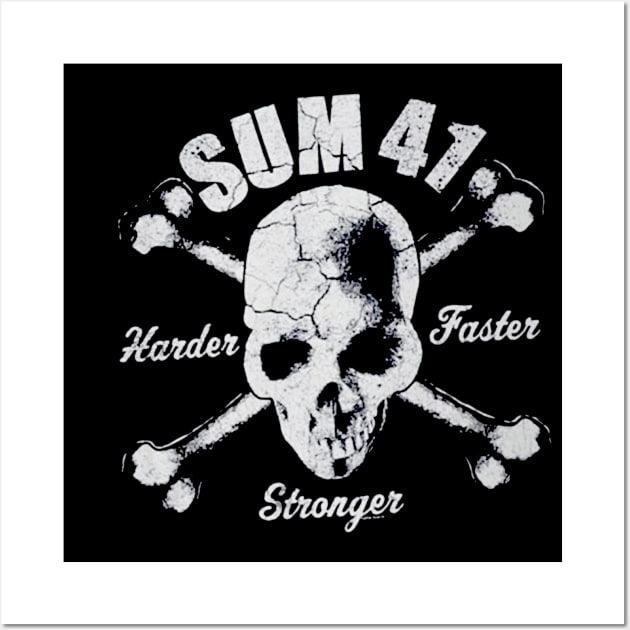 Vintage Sum' 41 Harder Faster Wall Art by JARA